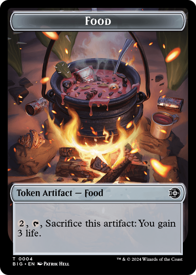 Food  [The Big Score Tokens] Foil