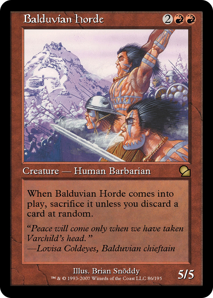 Balduvian Horde  [Masters Edition]