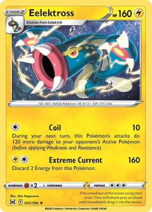 Eelektross (061/196) [Sword & Shield: Lost Origin] Reverse Holofoil