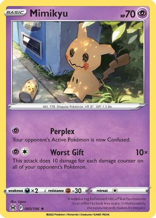 Mimikyu (080/196) [Sword & Shield: Lost Origin] Reverse Holofoil