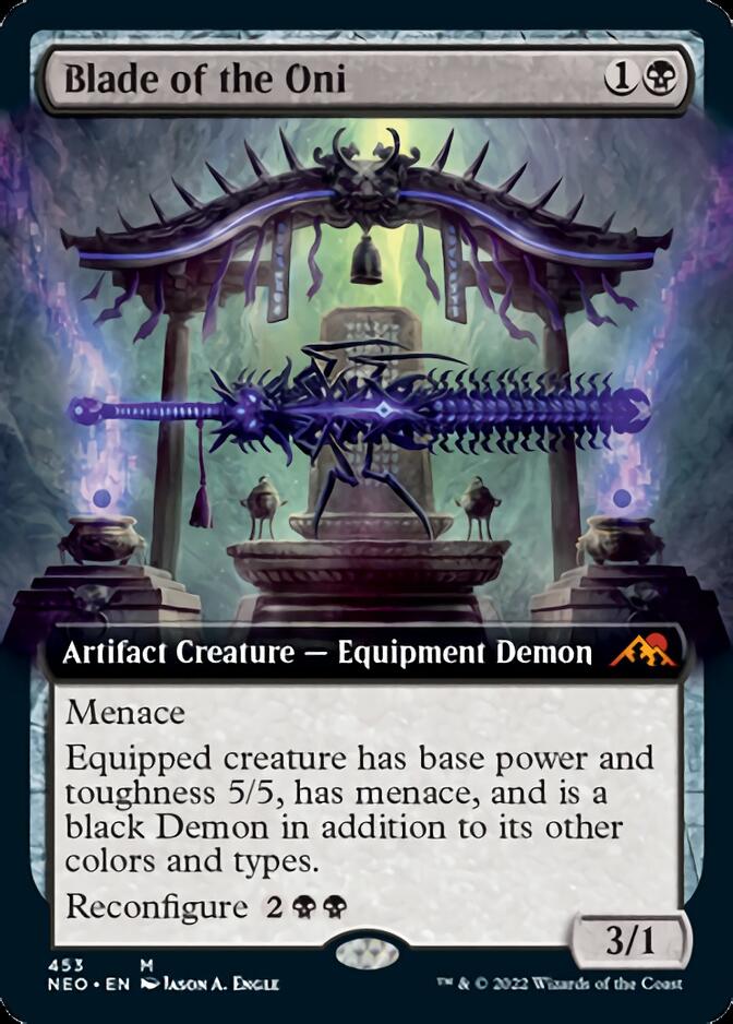 Blade of the Oni (Extended Art) [Kamigawa: Neon Dynasty] Foil