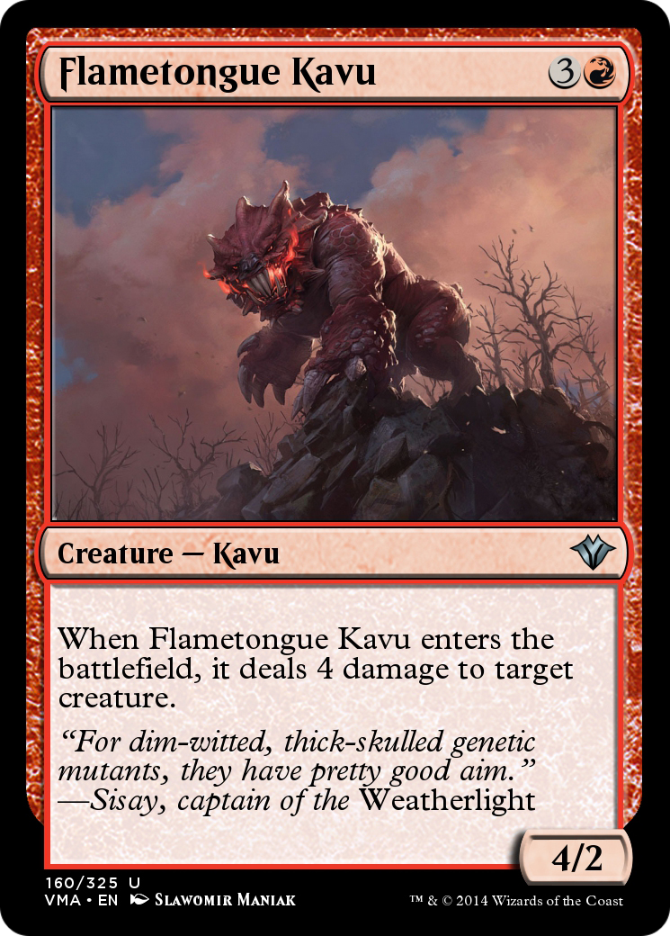 Flametongue Kavu  [Vintage Masters]