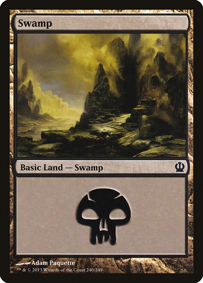 Swamp (240) [Theros] Foil