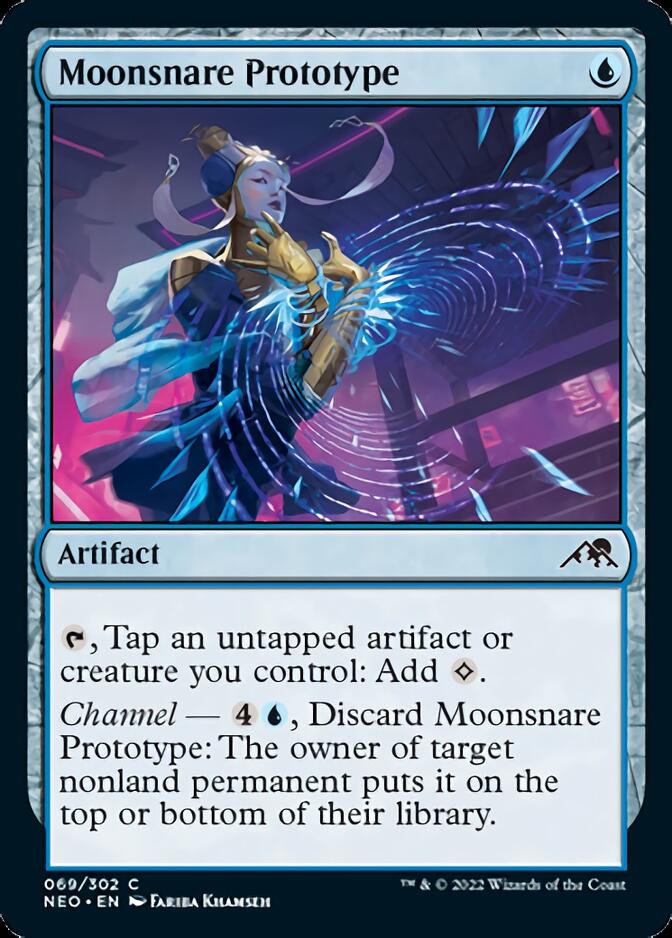 Moonsnare Prototype [Kamigawa: Neon Dynasty] Foil