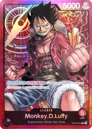 Monkey.D.Luffy (001) (ST01-001) - [Starter Deck 1: Straw Hat Crew]