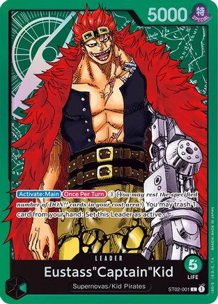 Eustass"Captain"Kid (001) (ST02-001) - [Starter Deck 2: Worst Generation] Foil