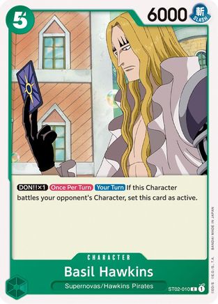 Basil Hawkins (ST02-010) - [Starter Deck 2: Worst Generation]