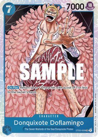 Donquixote Doflamingo (ST03-009) - [Starter Deck 3: The Seven Warlords of The Sea] Foil