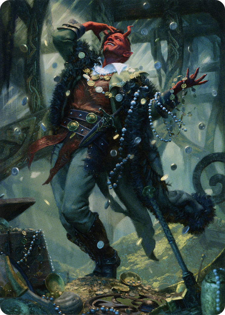 Tibalt, Cosmic Impostor // Tibalt, Cosmic Impostor  [Art Series: Kaldheim] (Borderless) Foil