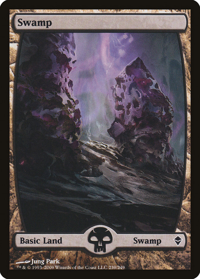 Swamp (239) [Zendikar] Foil