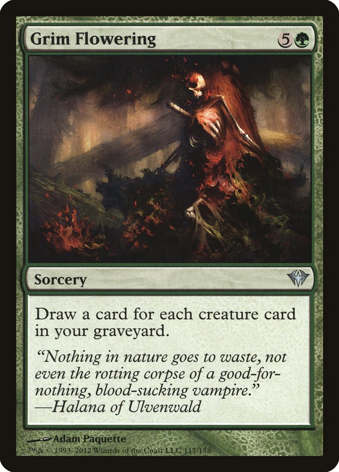 Grim Flowering [Dark Ascension] Foil