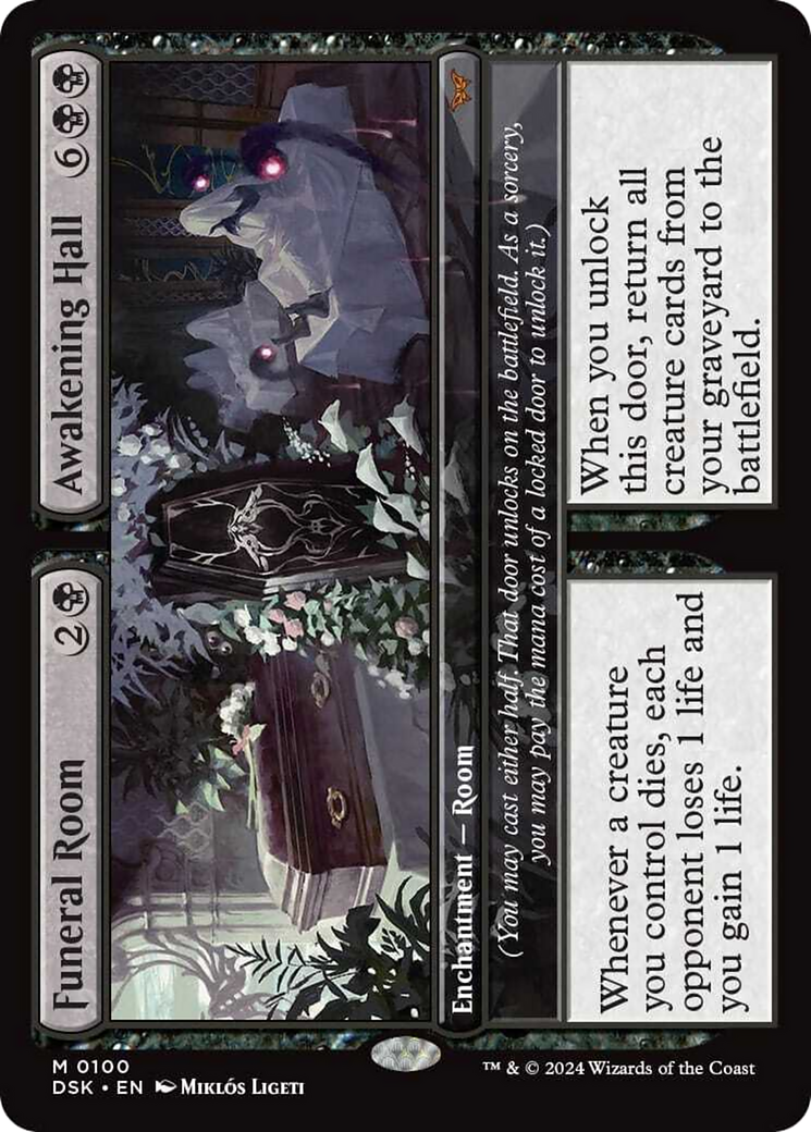 Funeral Room // Awakening Hall [Duskmourn: House of Horror] Foil
