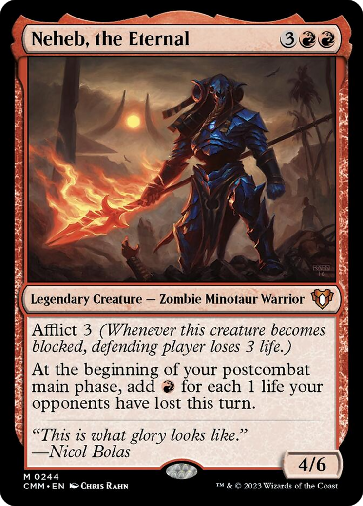 Neheb, the Eternal [Commander Masters] Foil