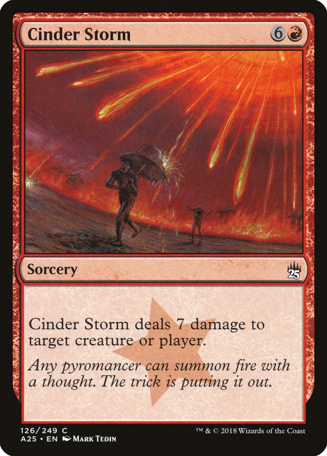 Cinder Storm [Masters 25] Foil