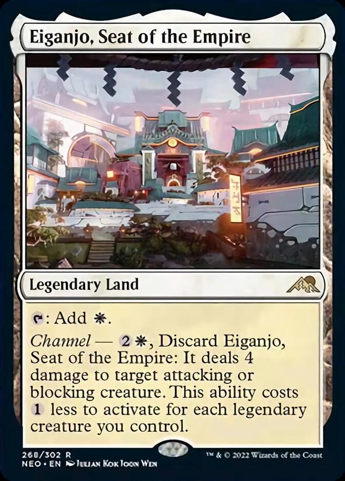 Eiganjo, Seat of the Empire [Kamigawa: Neon Dynasty] Foil