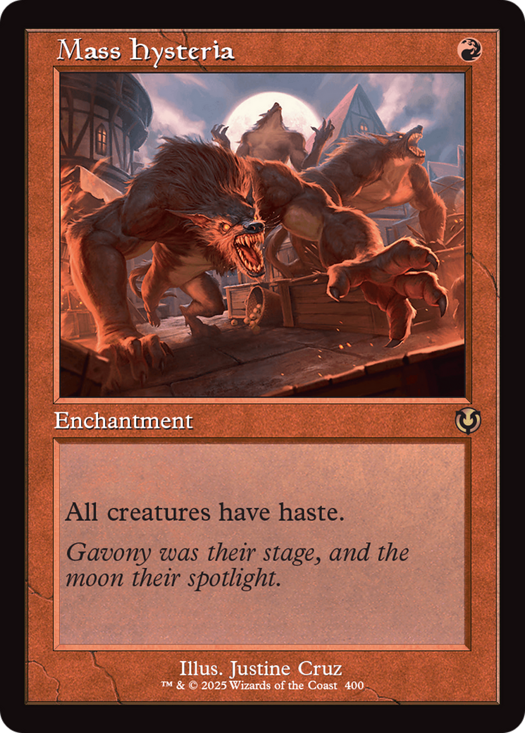 Mass Hysteria (Retro Frame) [Innistrad Remastered] Foil
