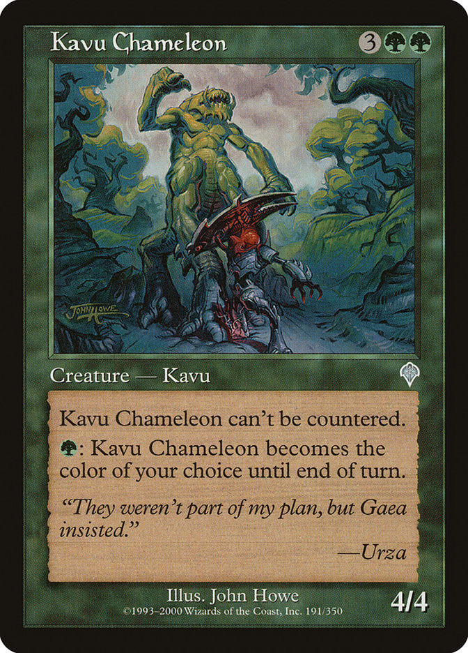 Kavu Chameleon [Invasion] Foil