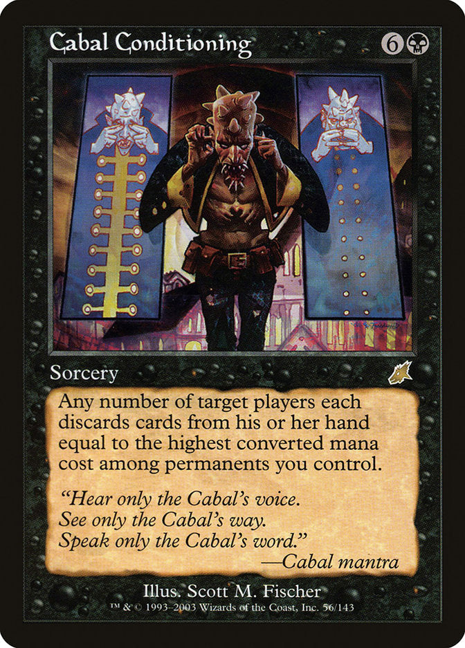 Cabal Conditioning [Scourge] Foil