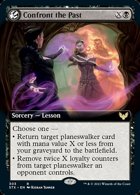 Confront the Past (Extended Art) [Strixhaven: School of Mages] Foil