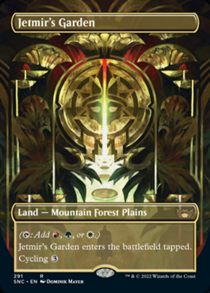 Jetmir's Garden (Borderless Alternate Art) [Streets of New Capenna] Foil