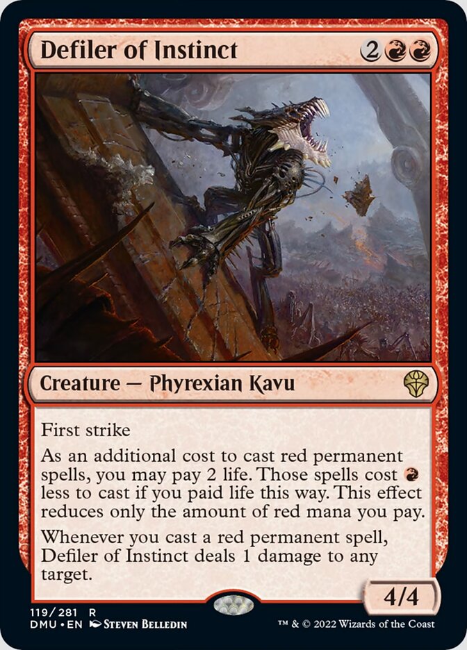 Defiler of Instinct [Dominaria United] Foil