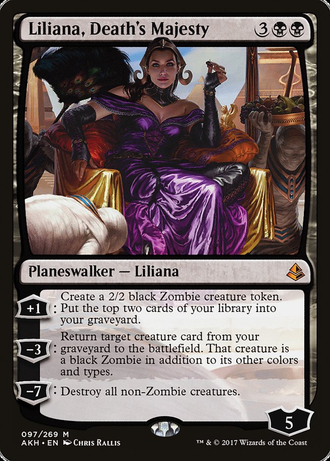 Liliana, Death's Majesty [Amonkhet] Foil