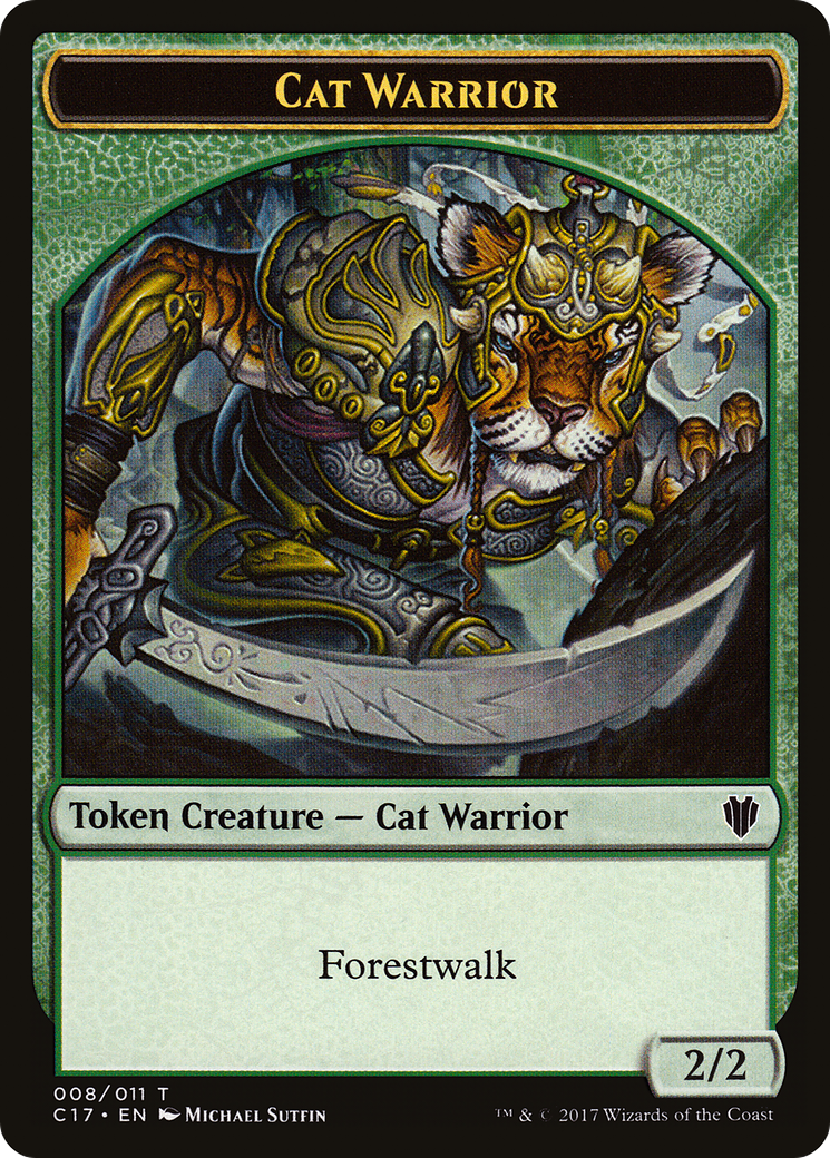 Cat Warrior  [Commander 2017 Tokens]