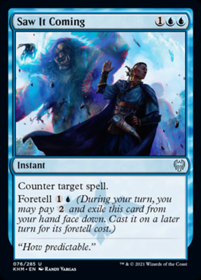 Saw It Coming [Kaldheim] Foil