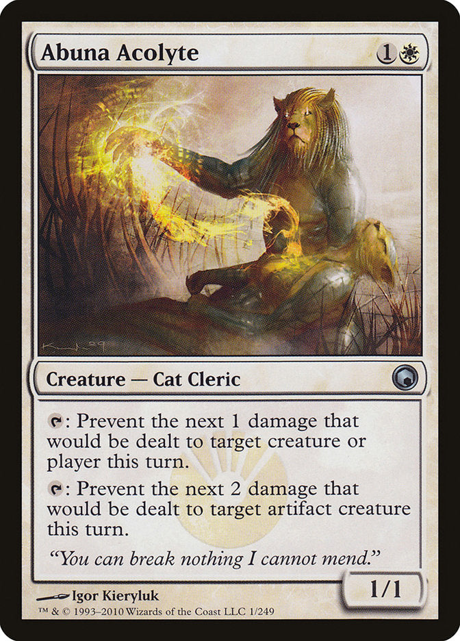Abuna Acolyte [Scars of Mirrodin] Foil
