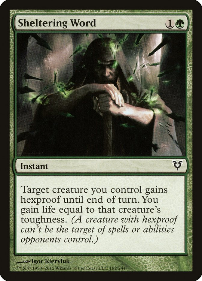 Sheltering Word [Avacyn Restored] Foil