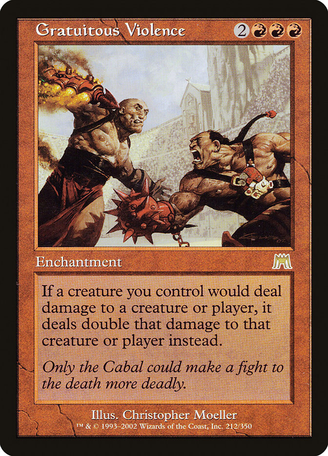 Gratuitous Violence [Onslaught] Foil