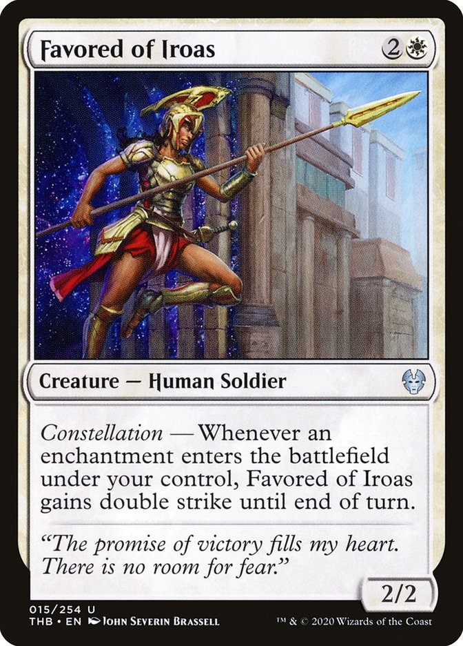 Favored of Iroas [Theros Beyond Death] Foil