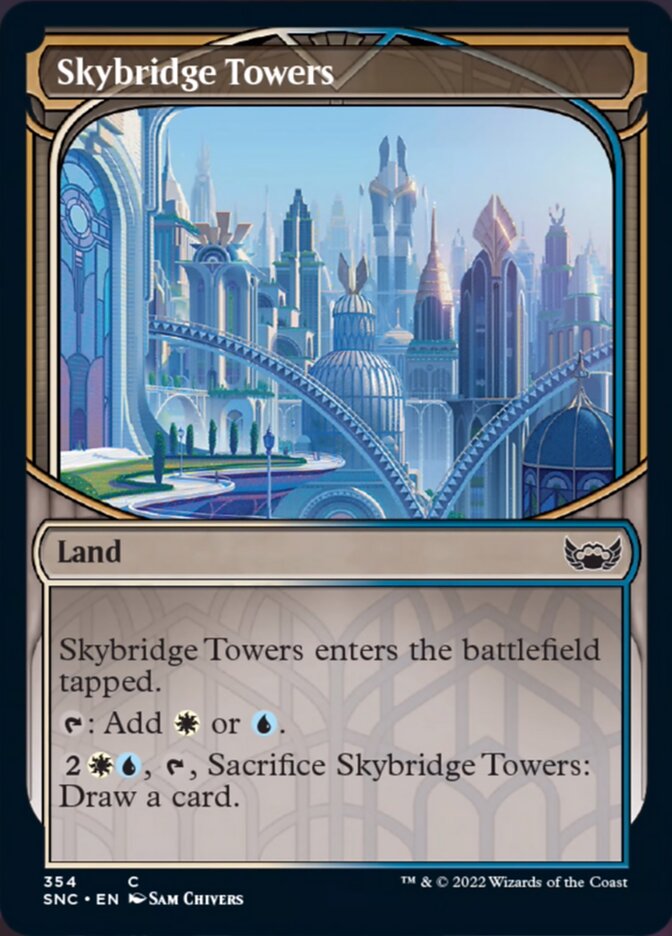 Skybridge Towers (Showcase Skyscraper) [Streets of New Capenna] Foil