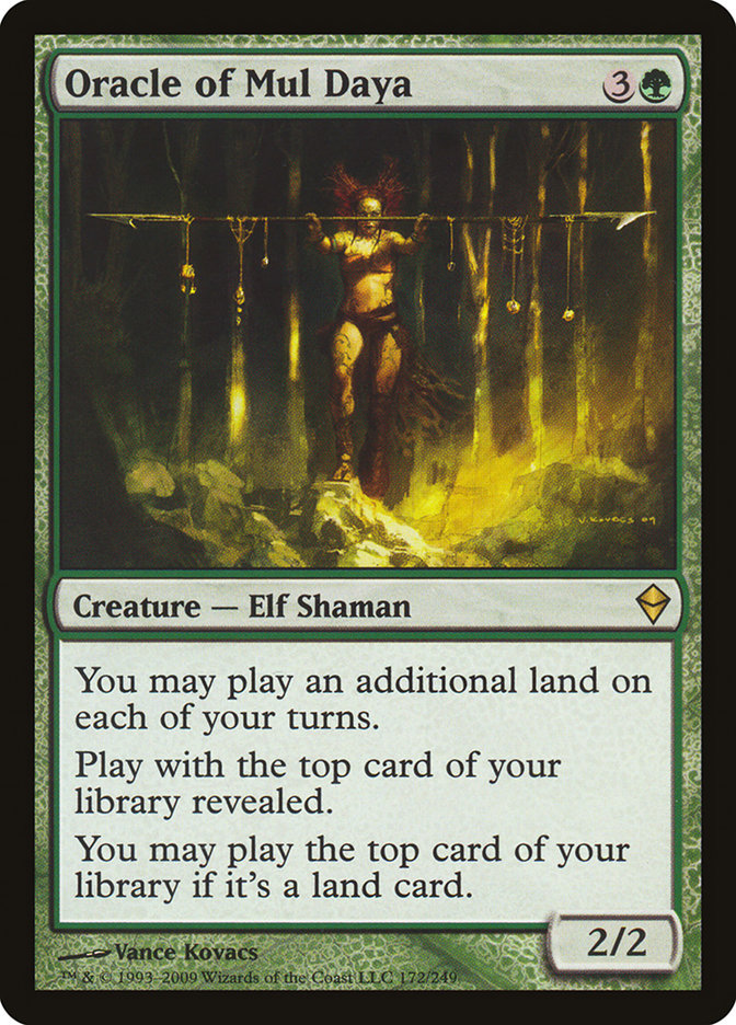 Oracle of Mul Daya [Zendikar] Foil