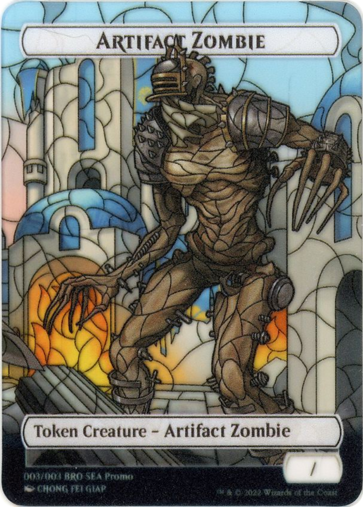 Artifact Zombie  [The Brothers' War Southeast Asia Tokens]: (Full Art)