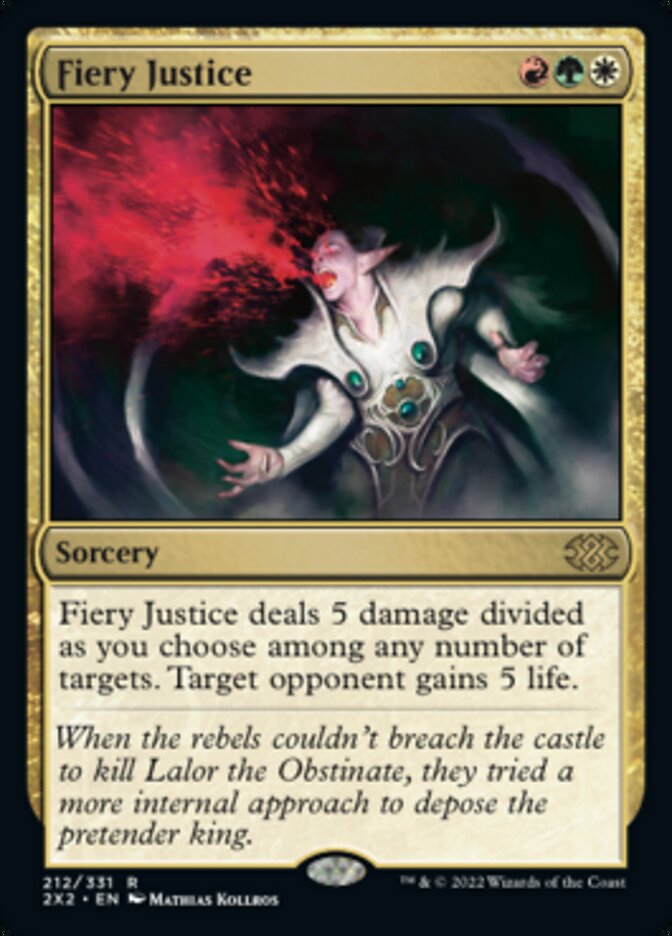 Fiery Justice [Double Masters 2022] Foil