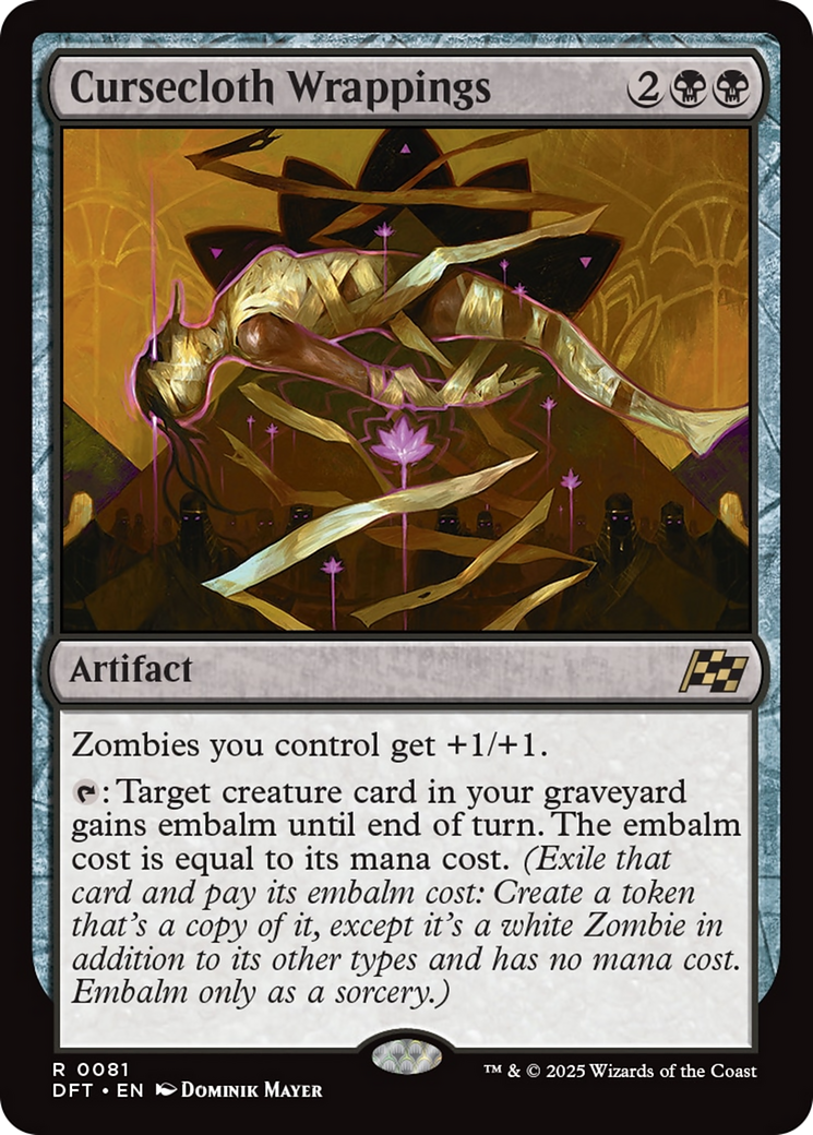 Cursecloth Wrappings [Aetherdrift] Foil