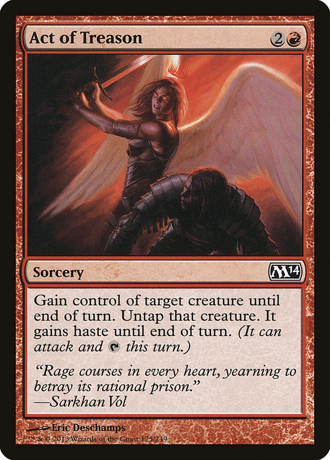Act of Treason [Magic 2014] Foil