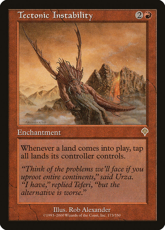 Tectonic Instability [Invasion] Foil