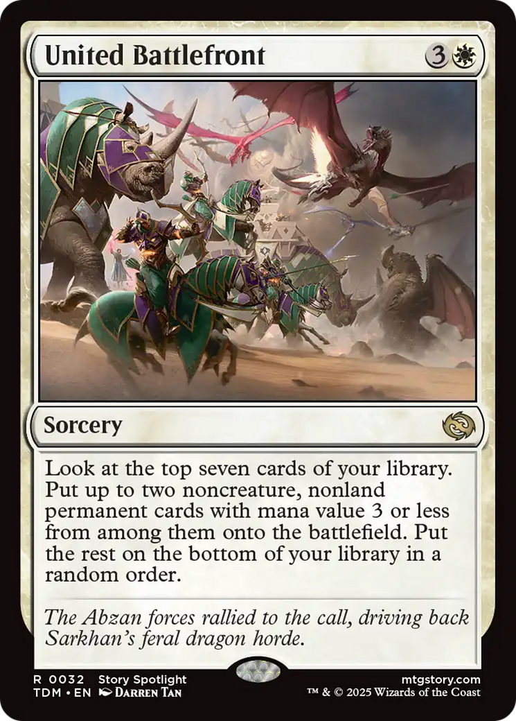 United Battlefront [Tarkir: Dragonstorm] Foil