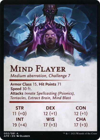 Mind Flayer // Mind Flayer  [Adventures in the Forgotten Realms Art Series] (Borderless)