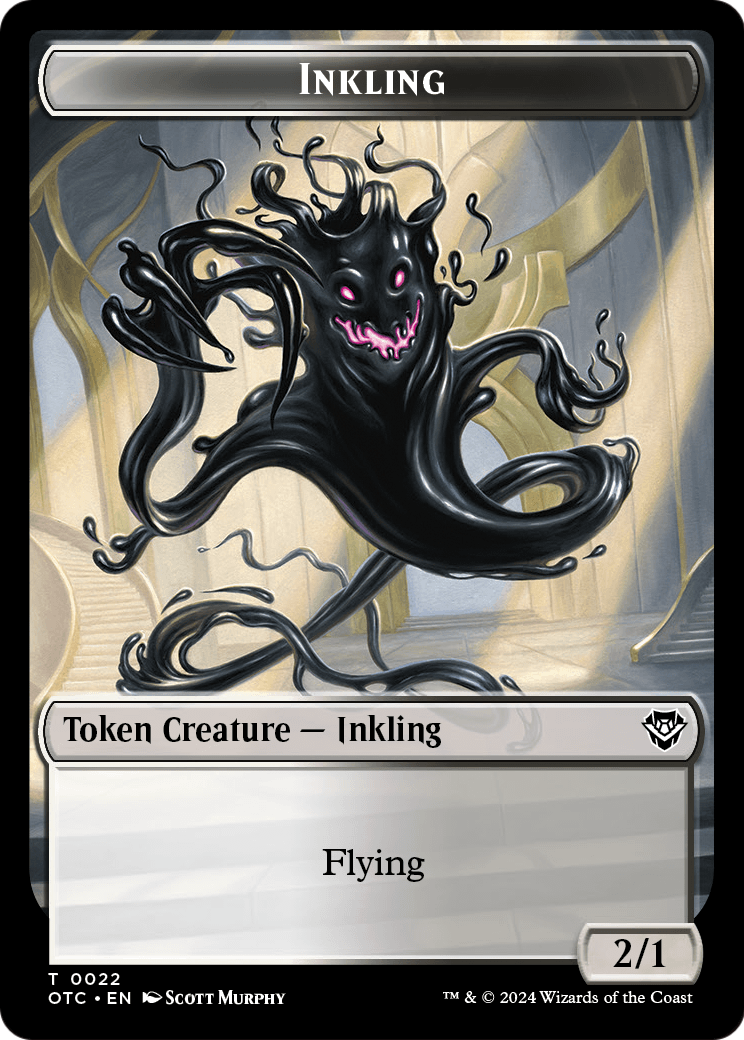 Inkling  [Outlaws of Thunder Junction Commander Tokens]