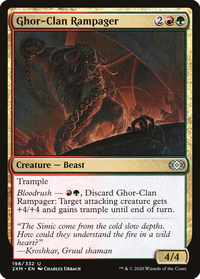 Ghor-Clan Rampager [Double Masters] Foil