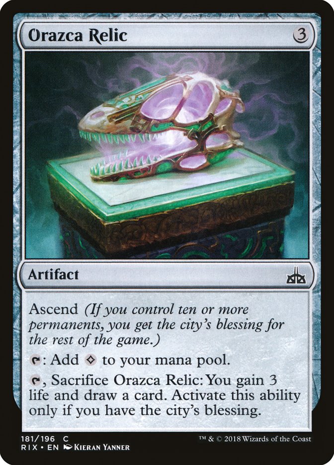 Orazca Relic [Rivals of Ixalan] Foil