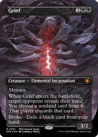 Grief (Borderless) (Textured Foil) [Modern Horizons 3 Special Guests]