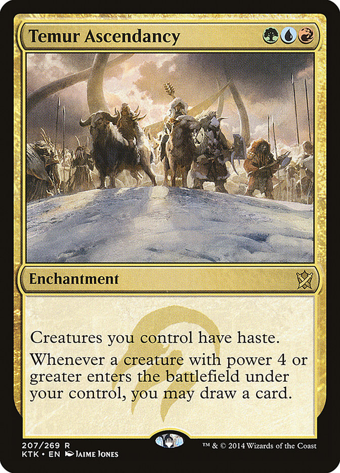 Temur Ascendancy [Khans of Tarkir] Foil