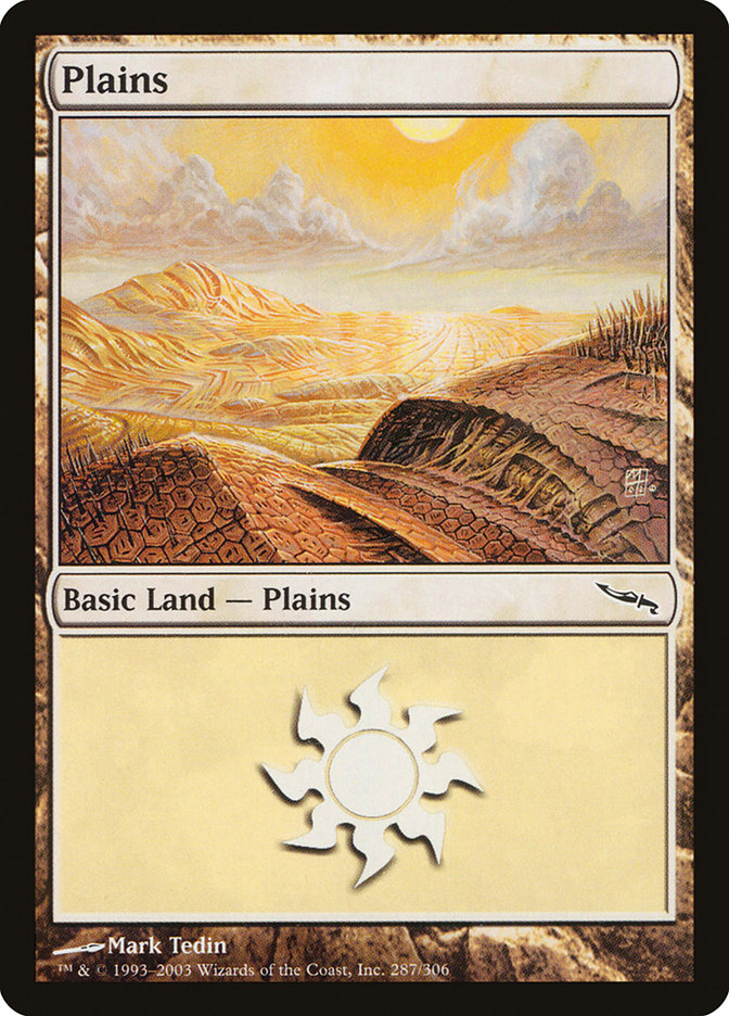 Plains (287) [Mirrodin] Foil