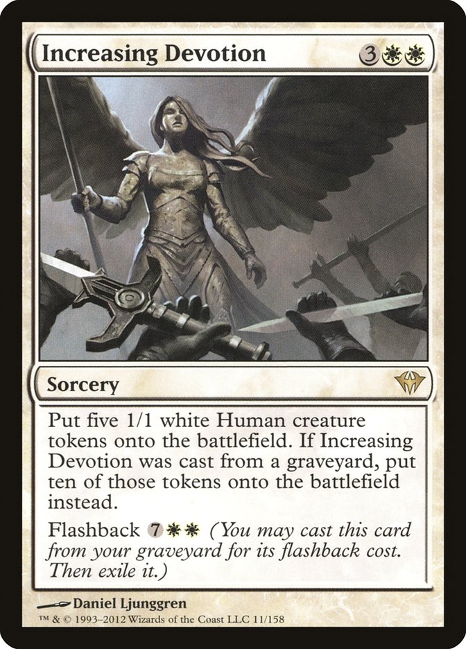 Increasing Devotion [Dark Ascension] Foil