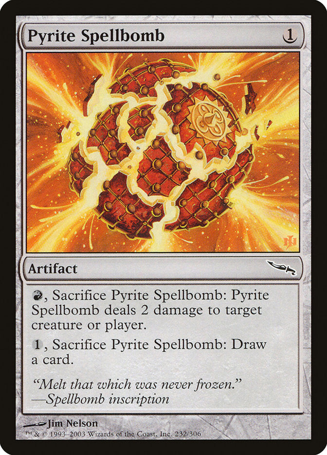 Pyrite Spellbomb [Mirrodin] Foil