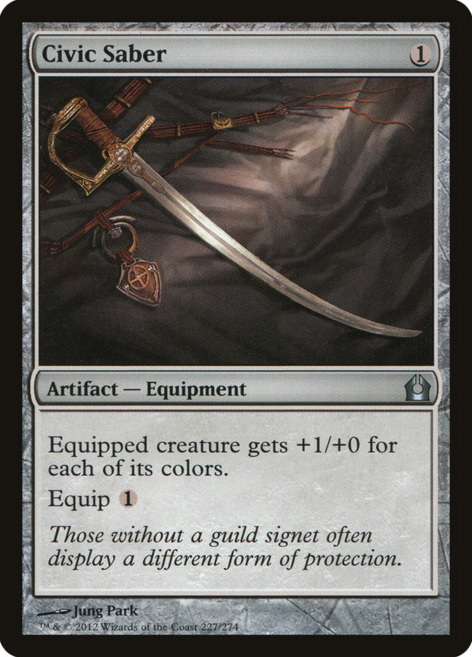Civic Saber [Return to Ravnica] Foil